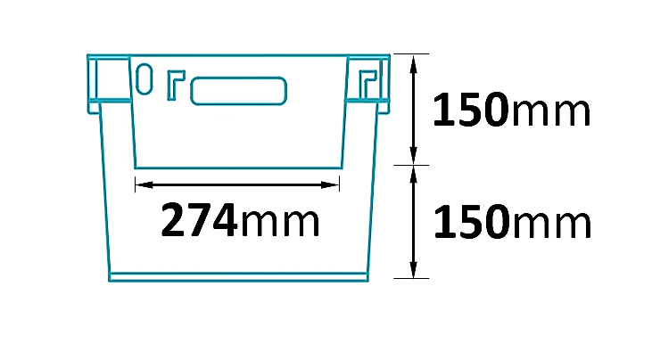 box aperture for picking  Ref. 130Q