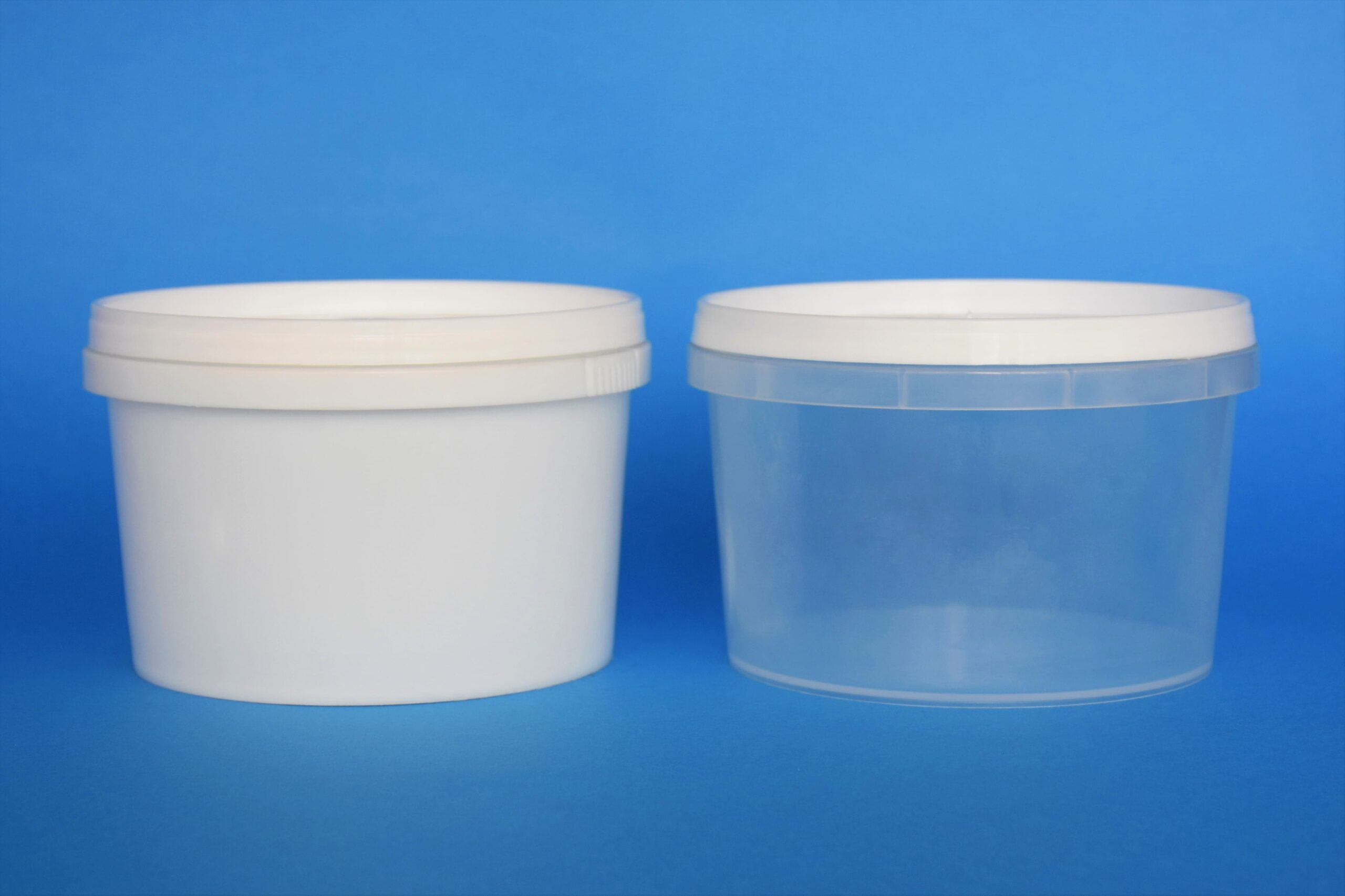 Balde 0.5L brando e tranlúcido