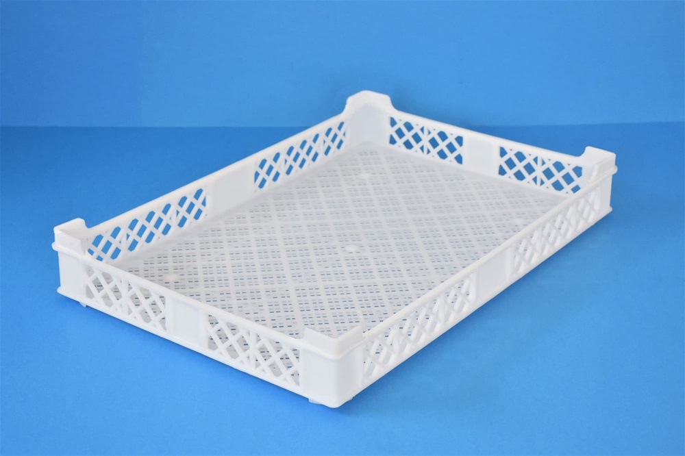 Caixa de plástico gradeada com cantos baixos Ref. 9611