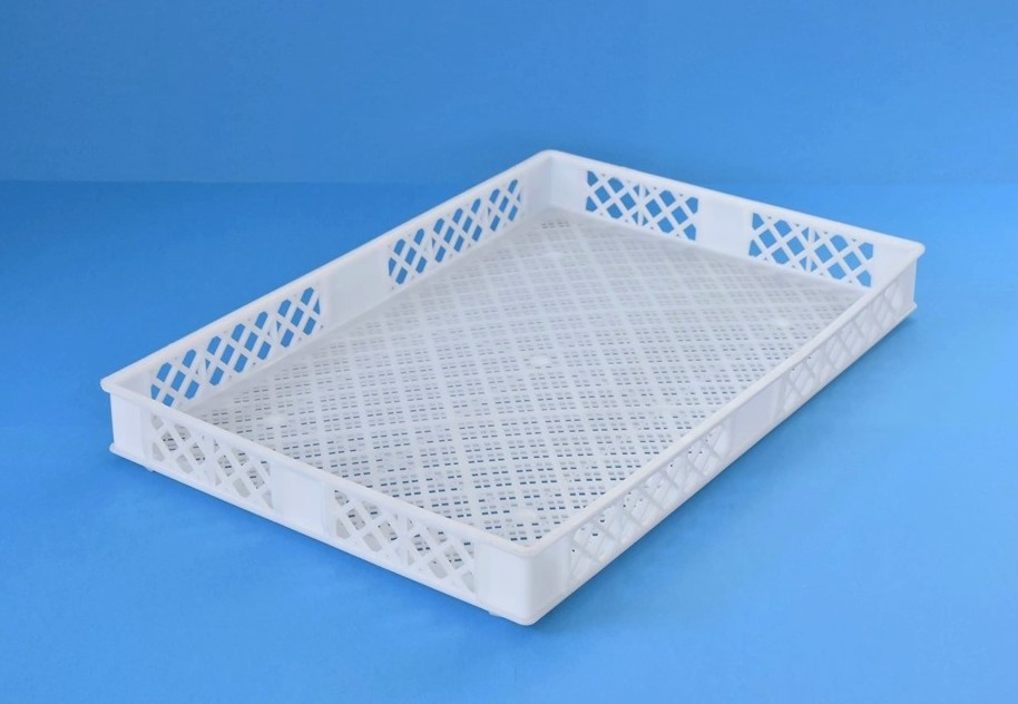 Caixa de plástico gradeada sem cantos Ref. 9610