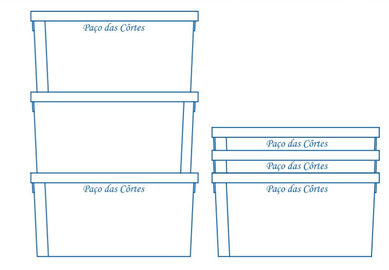 Caixas par vindimas com gravaçao