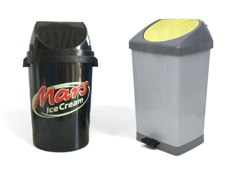 Papeleiras e contentores de plástico Papeleiras e contentores de plástico